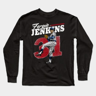 fergie jenkins retro Long Sleeve T-Shirt